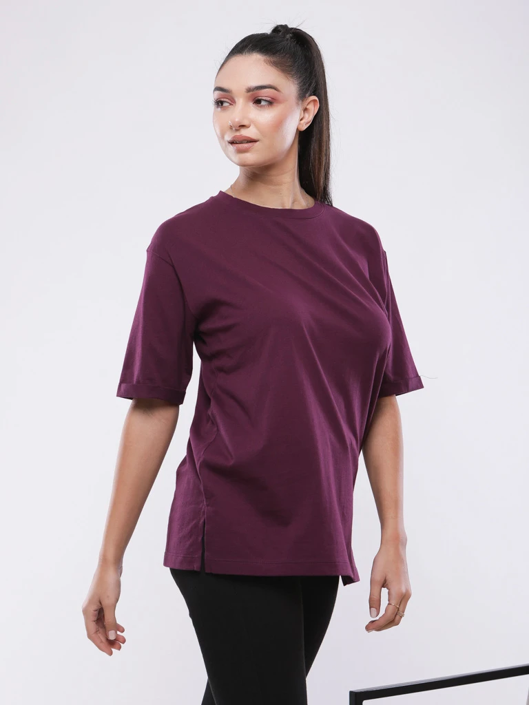 T-shirt coton basique oversize