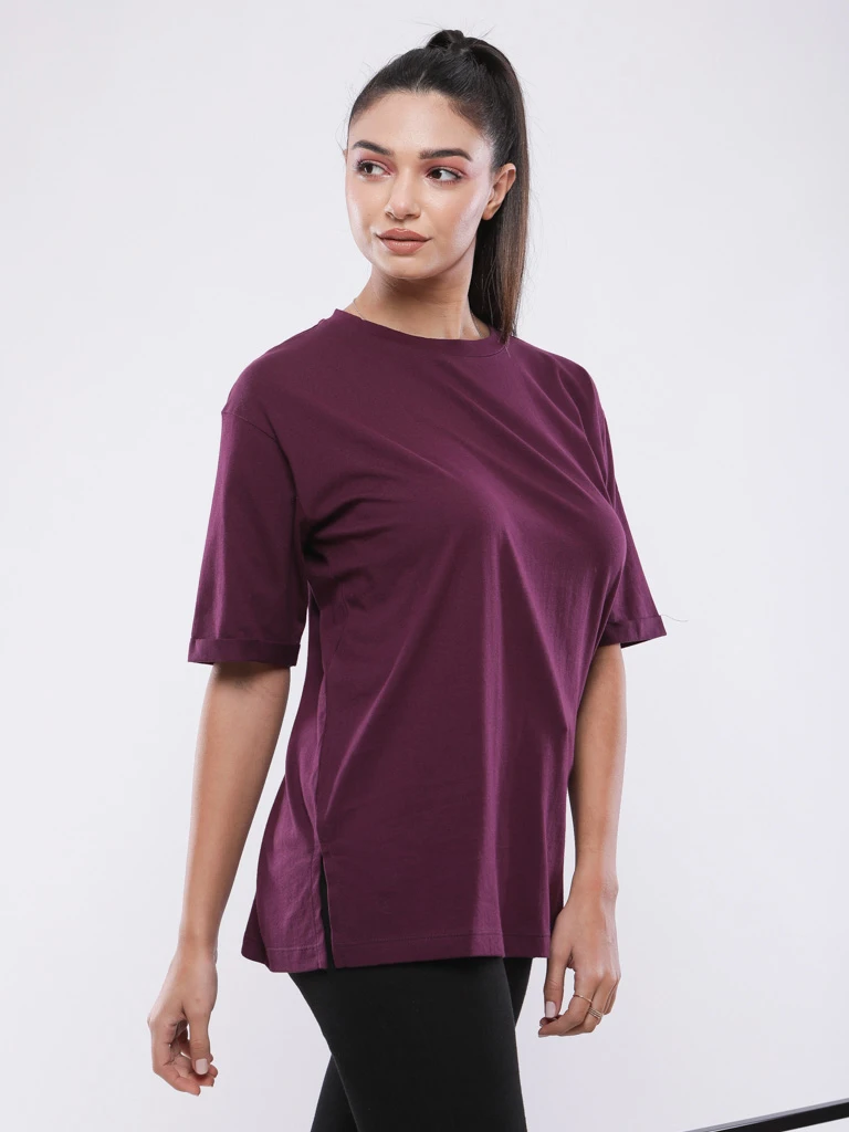 T-shirt coton basique oversize