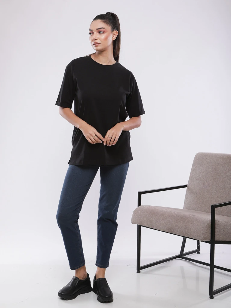 T-shirt coton basique oversize