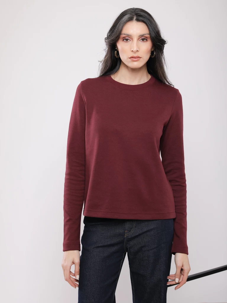 T-shirt basique manches longues