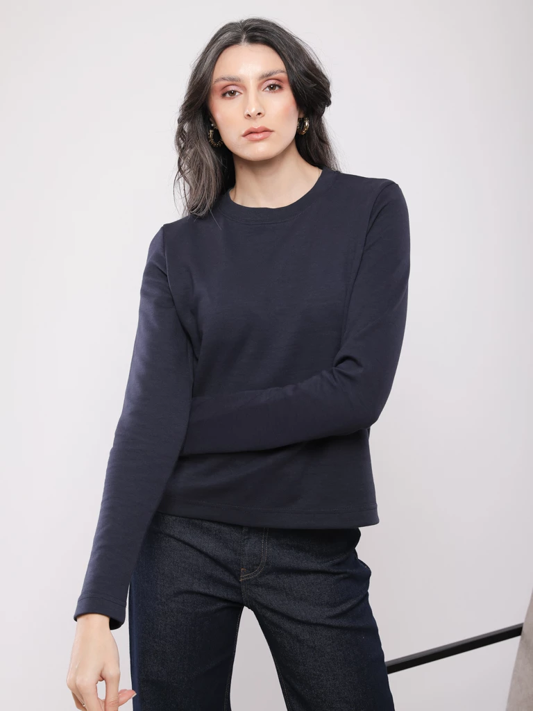 T-shirt basique manches longues