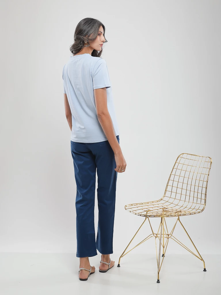 Pantalon droit 7/8ème