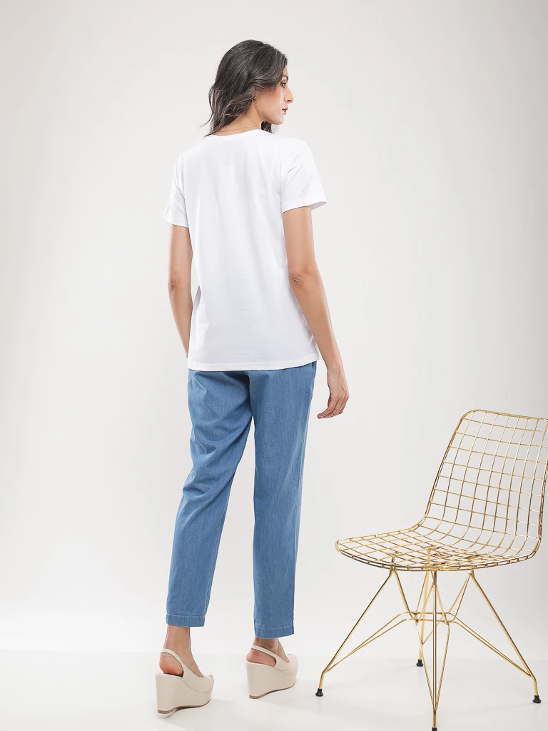 Pantalon 7/8ème à cordon de serrage