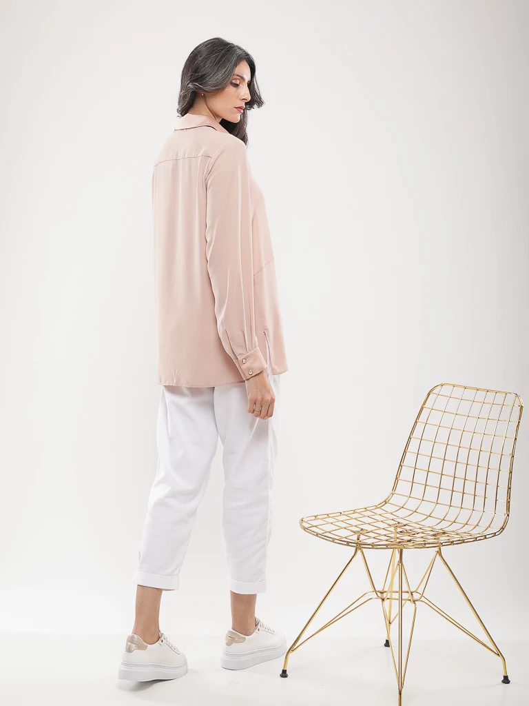 Chemise fluide manches longues