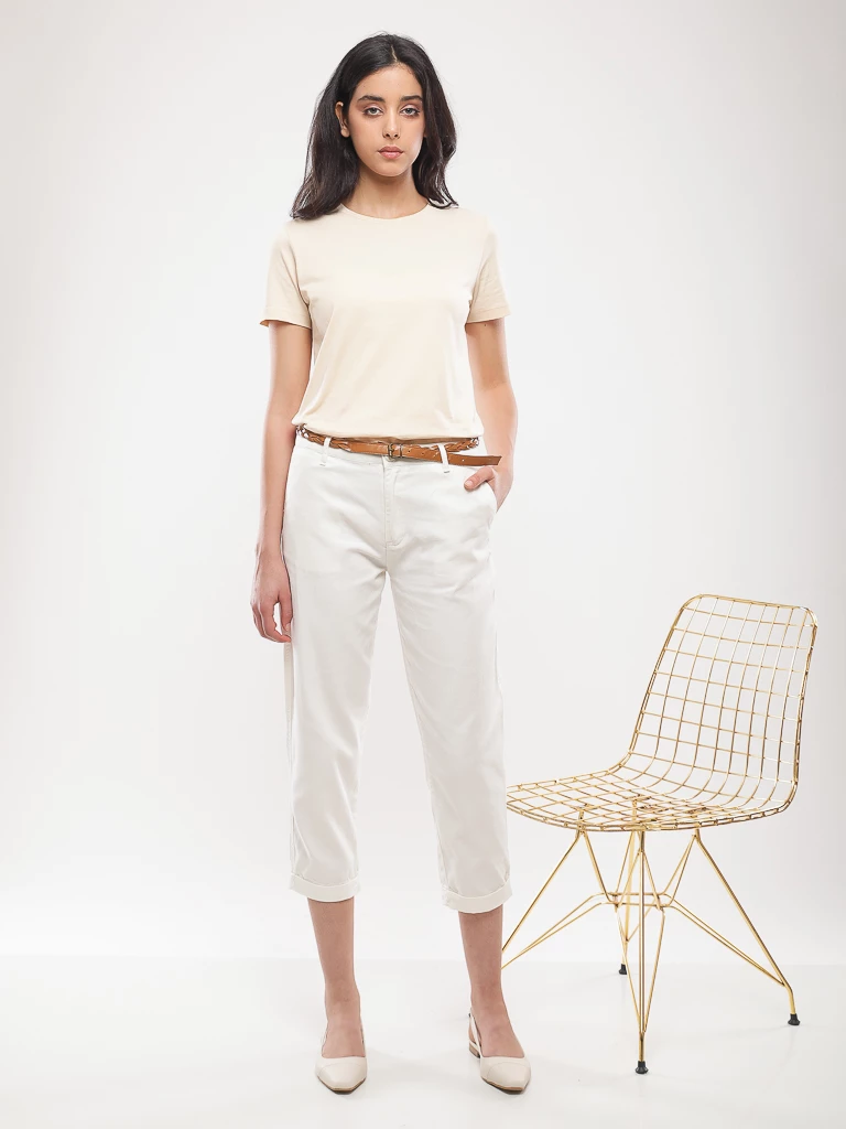 Pantalon chino 7/8ème