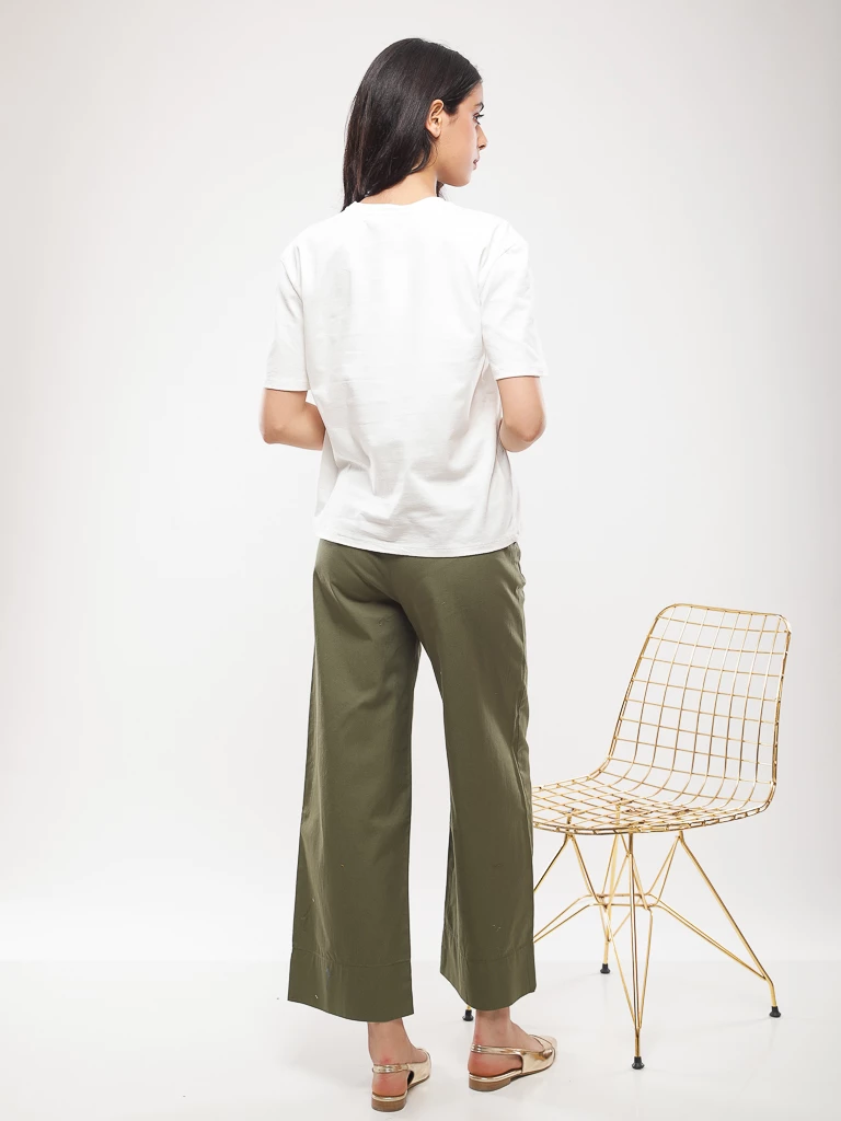 T-shirt coton à imprimé graphique