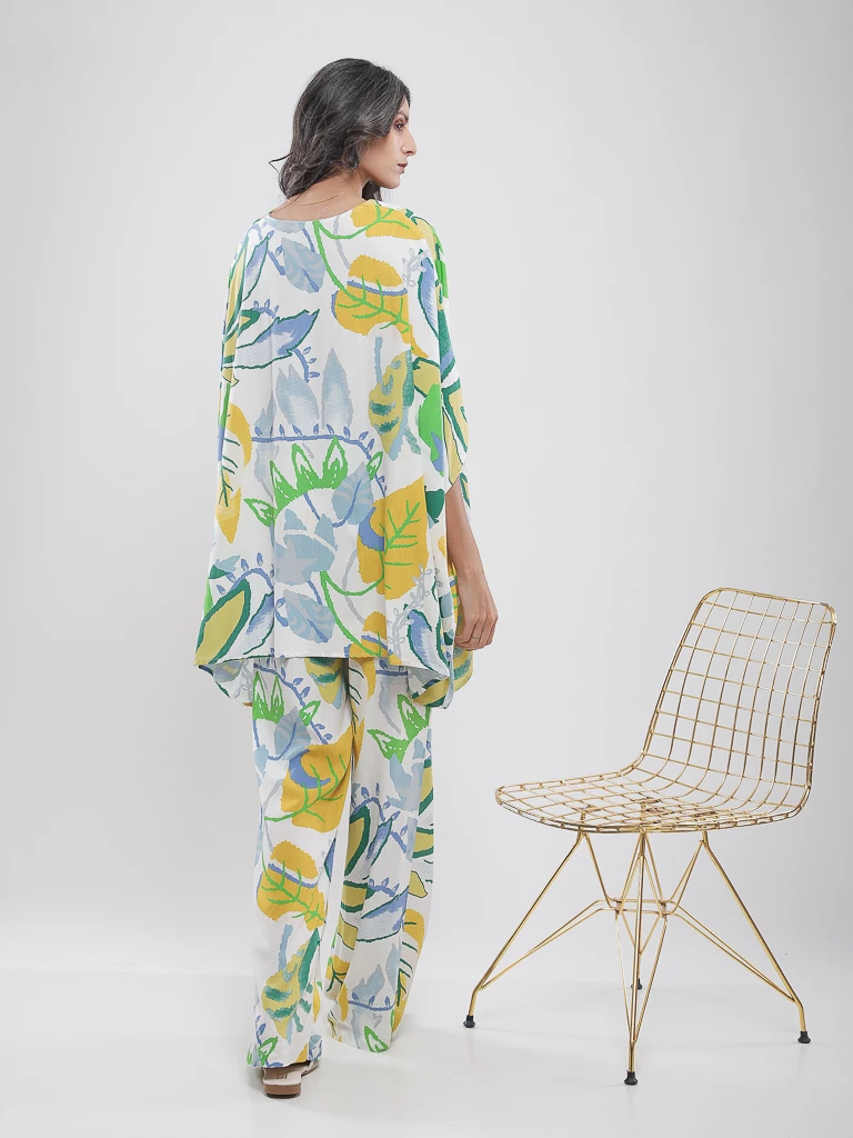 Blouse imprimé tropical