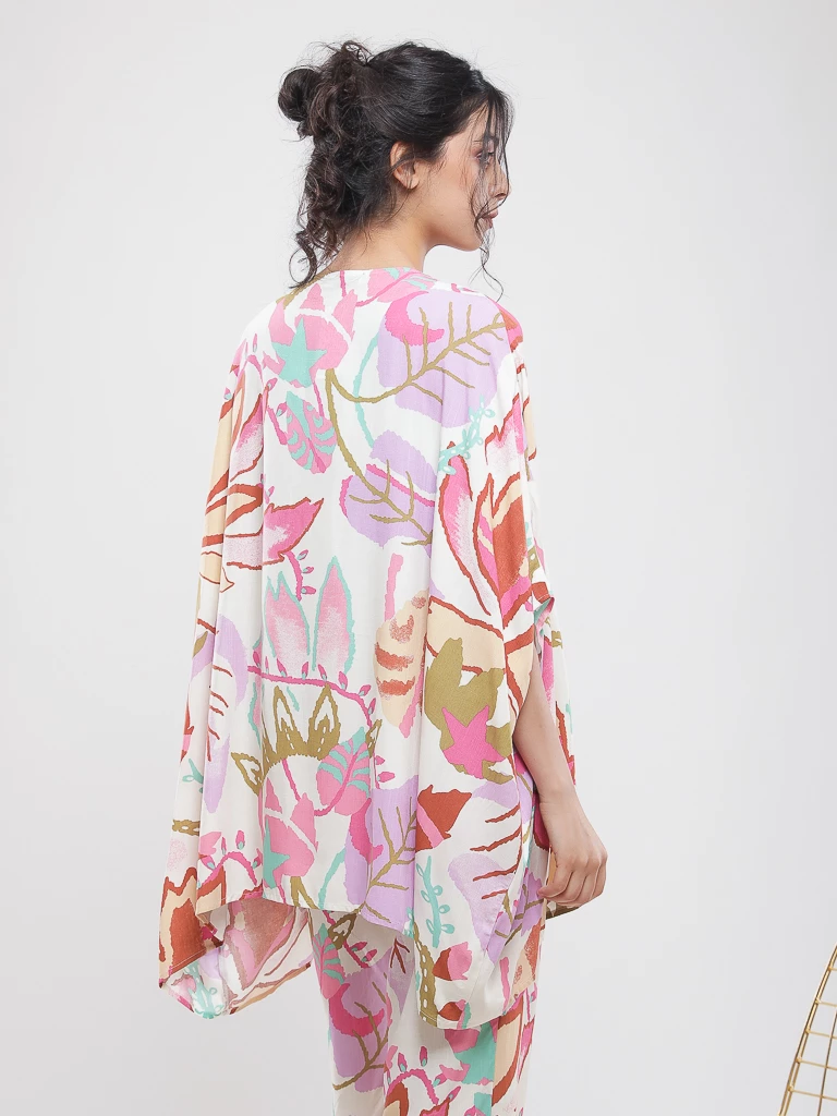 Blouse imprimé tropical