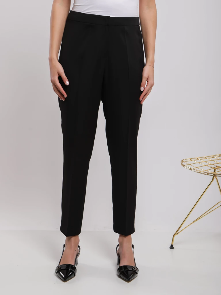 Pantalon fuselé 7/8ème en crêpe
