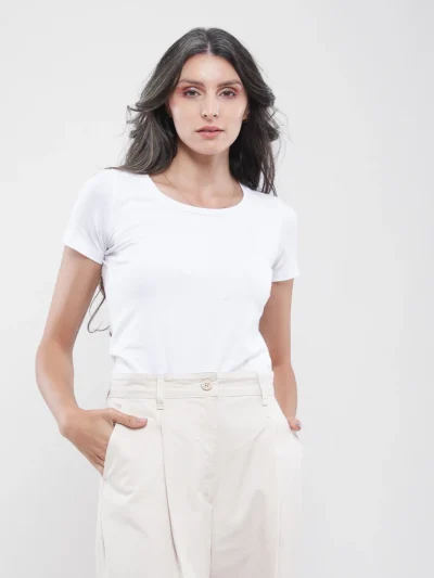 T-shirt ajusté en coton