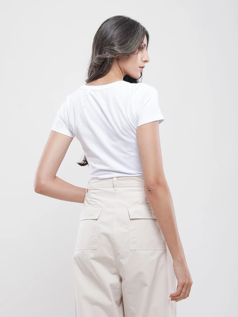 T-shirt ajusté en coton