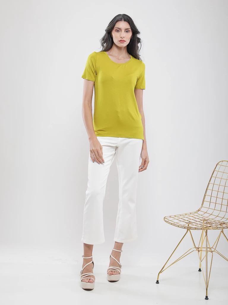 T-shirt à manches courtes en viscose