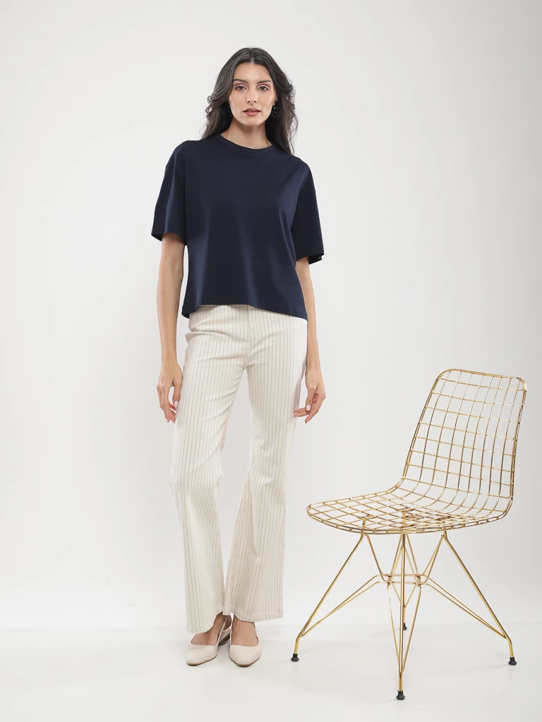 T-shirt oversize coton coupe boxy