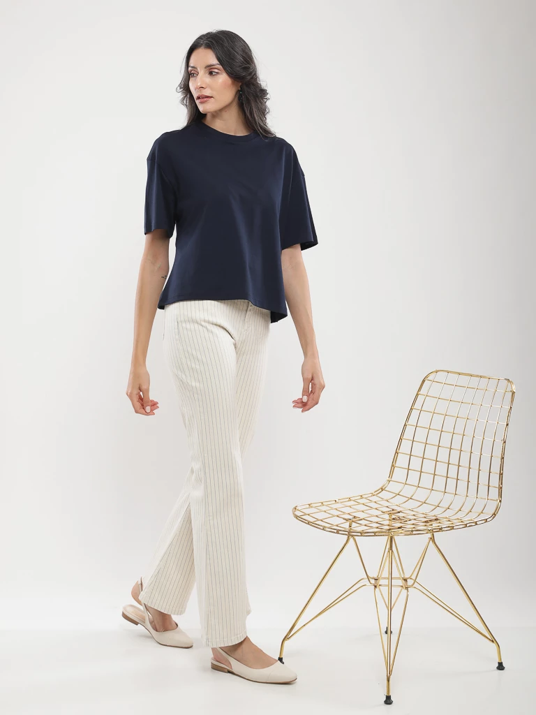 T-shirt oversize coton coupe boxy