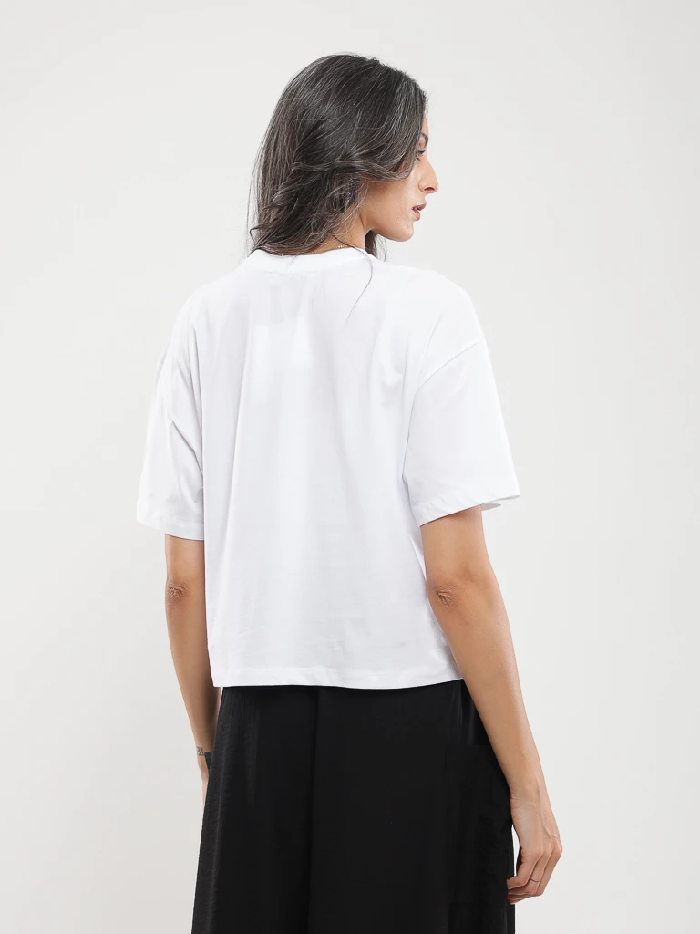 T-shirt oversize coton coupe boxy