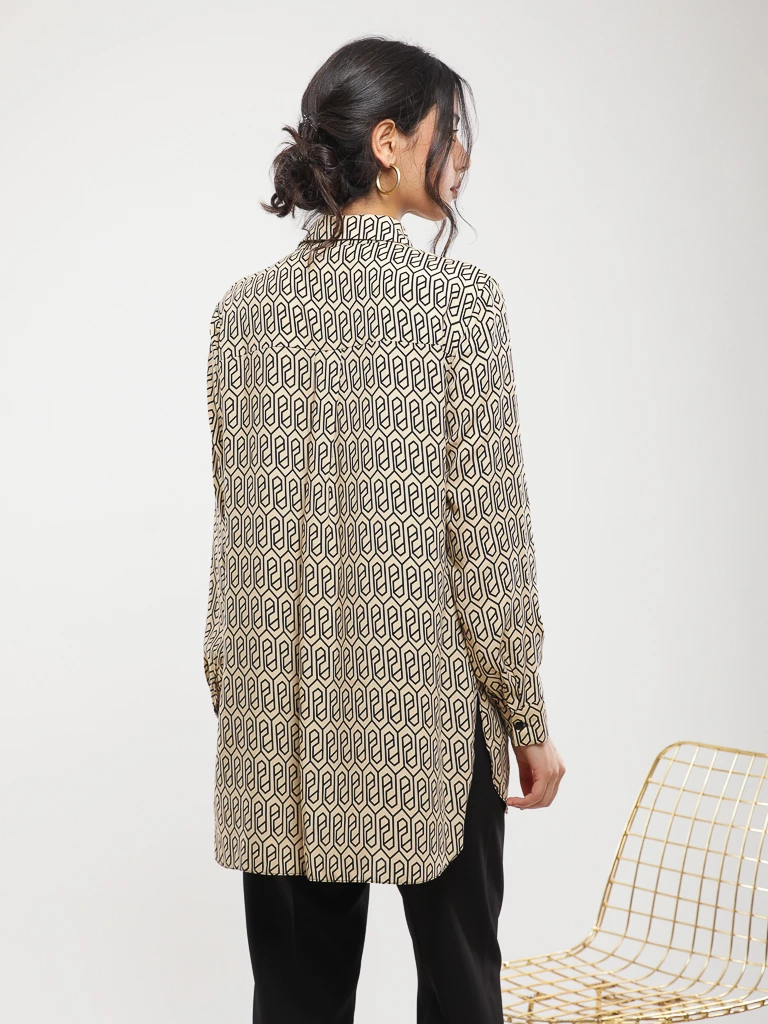 Blouse imprimé géométrique