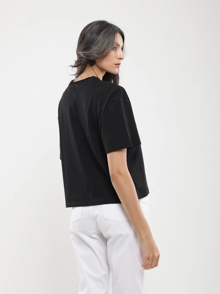 T-shirt oversize coton coupe boxy