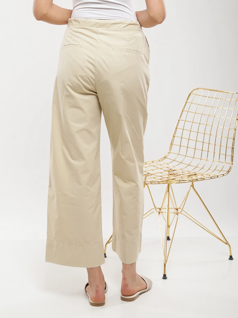 Pantalon large à cordon de serrage