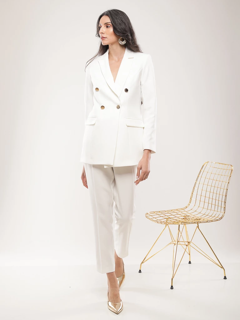 Blazer à boutonnage croisé