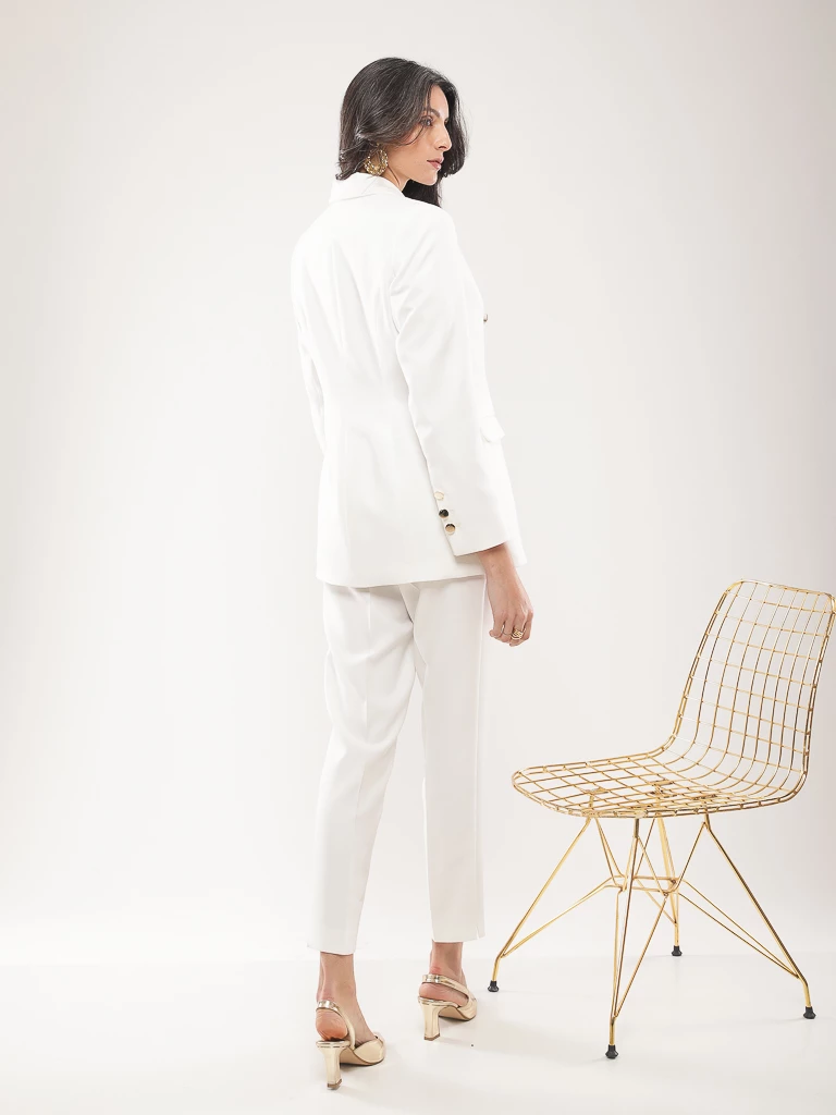 Blazer à boutonnage croisé