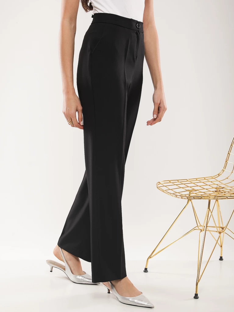 Pantalon de Tailleur Droit