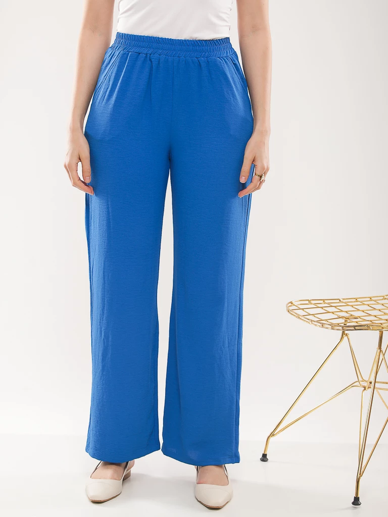 Pantalon fluide coupe large