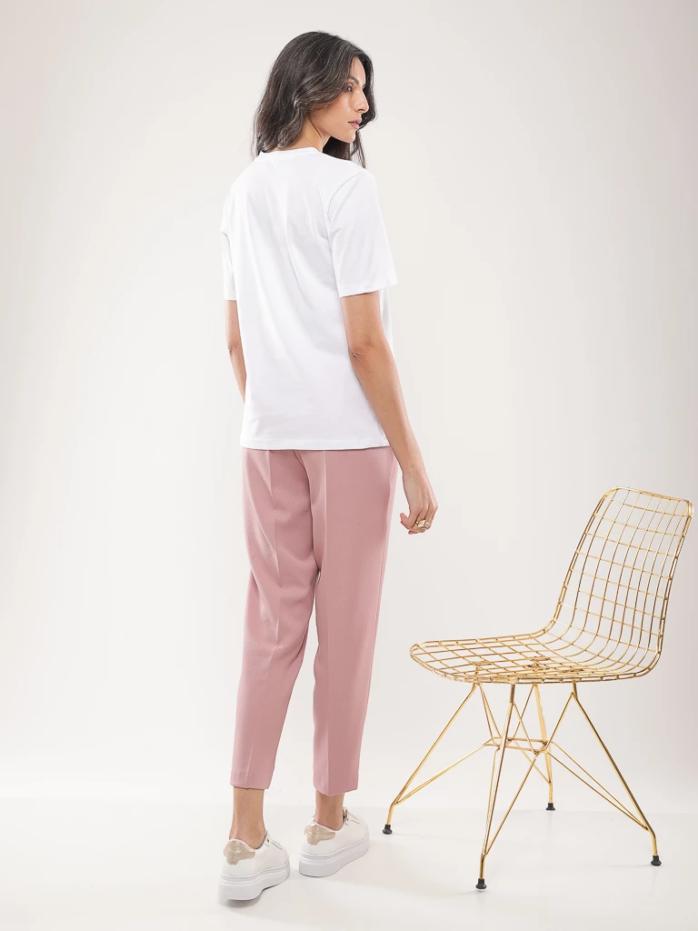 T-shirt coton à imprimé graphique