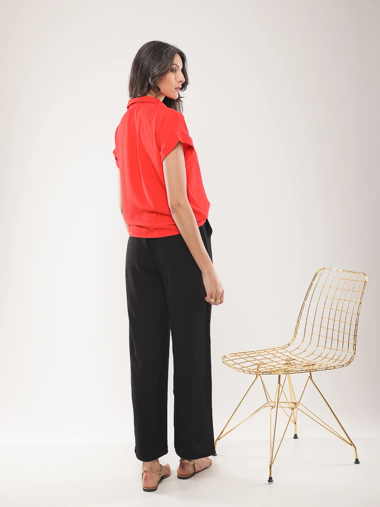 Pantalon fluide coupe large