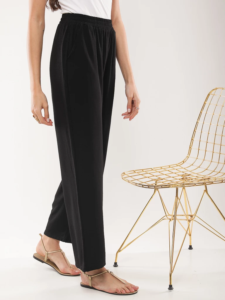 Pantalon fluide coupe large