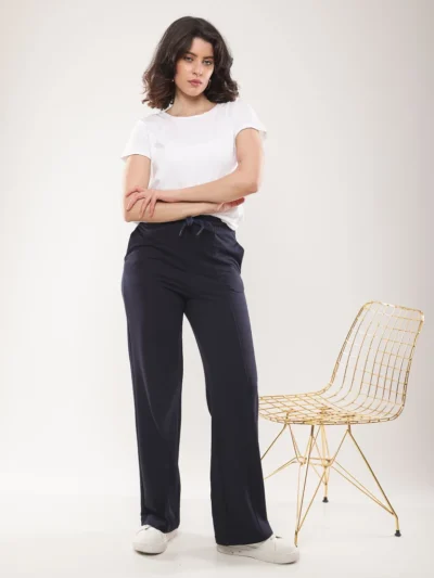 Pantalon large en molleton