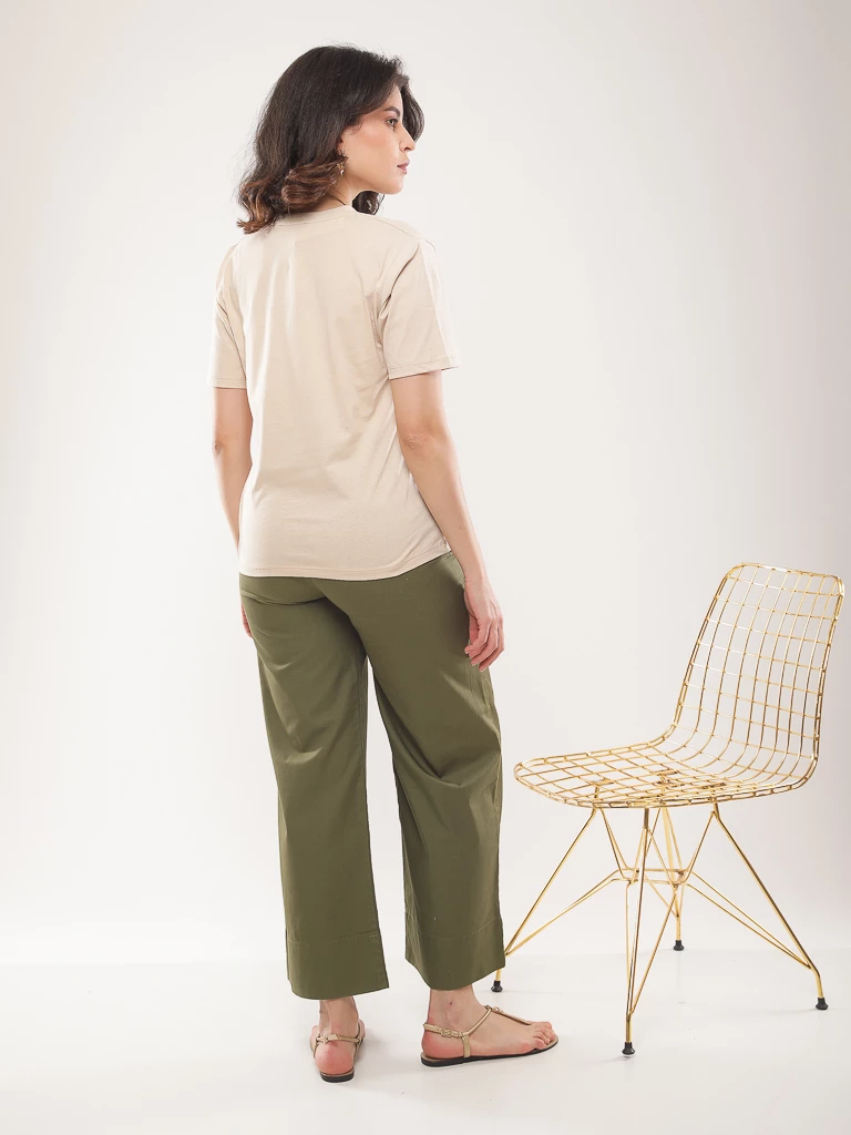 T-shirt coton à imprimé graphique