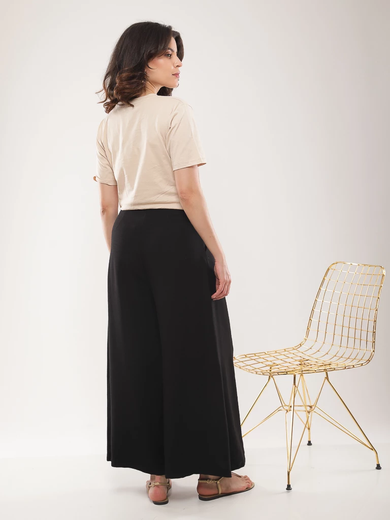 Pantalon Large à Pinces