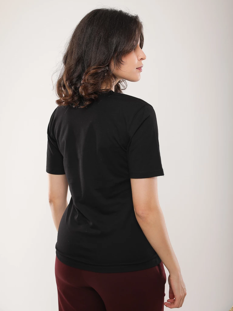 T-shirt coton à imprimé graphique