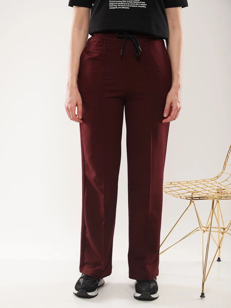 Pantalon large en molleton