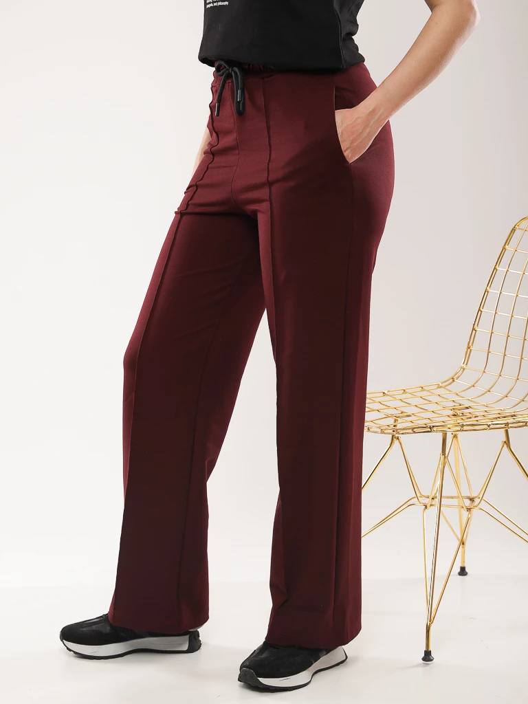 Pantalon large en molleton