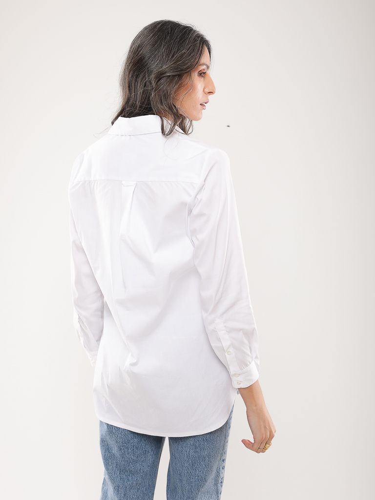 Chemise oversize manches longues