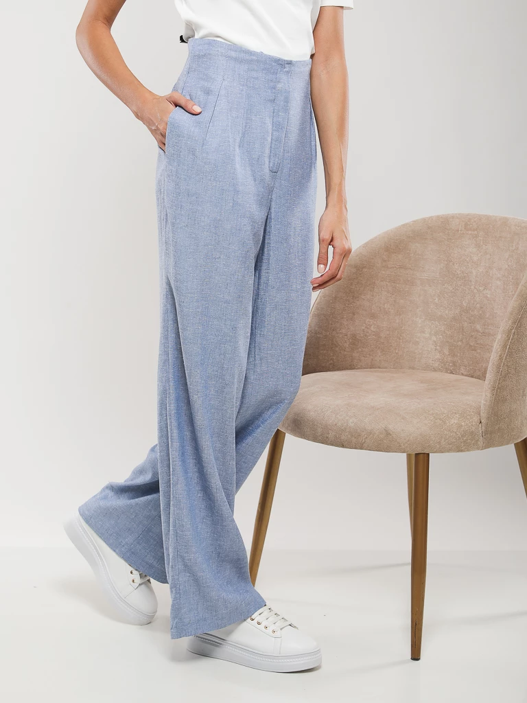 PANTALON LARGE A PINCE