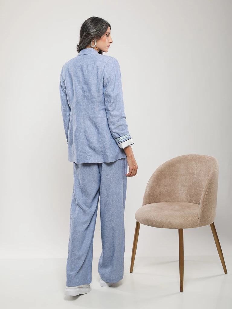 PANTALON LARGE A PINCE