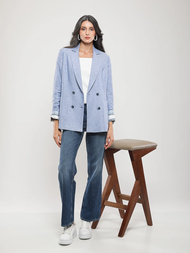 VESTE OVERSIZE LONGUE