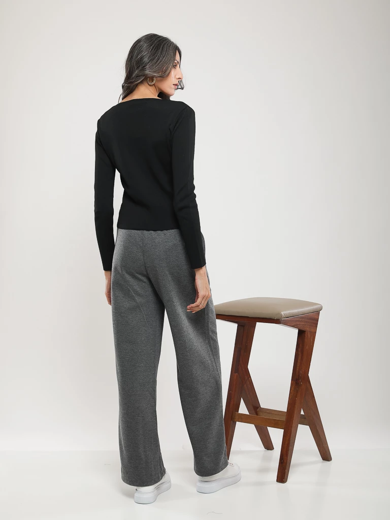 PULL EN MAILLE MANCHES LONGUES